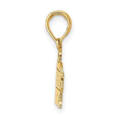14k Yellow Gold FIREMAN'S DAUGHTER Charm