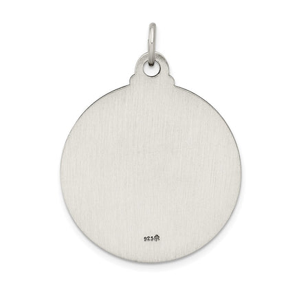 Sterling Silver Antiqued Ecce Homo Medal Pendant Holiday Gift for Women