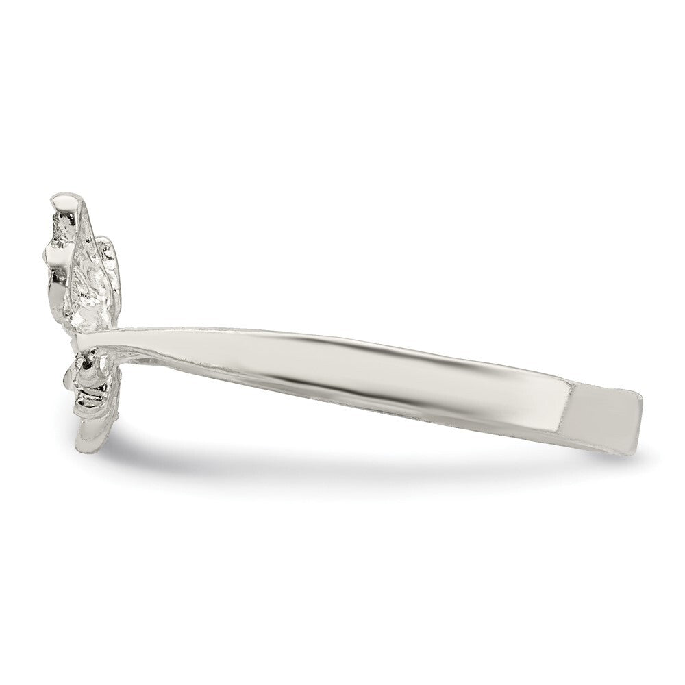 Sterling Silver Butterfly Ring Size 7