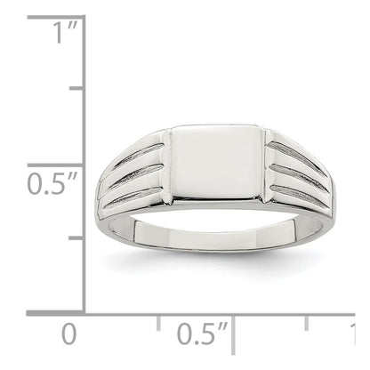 Sterling Silver Signet Ring Size 7