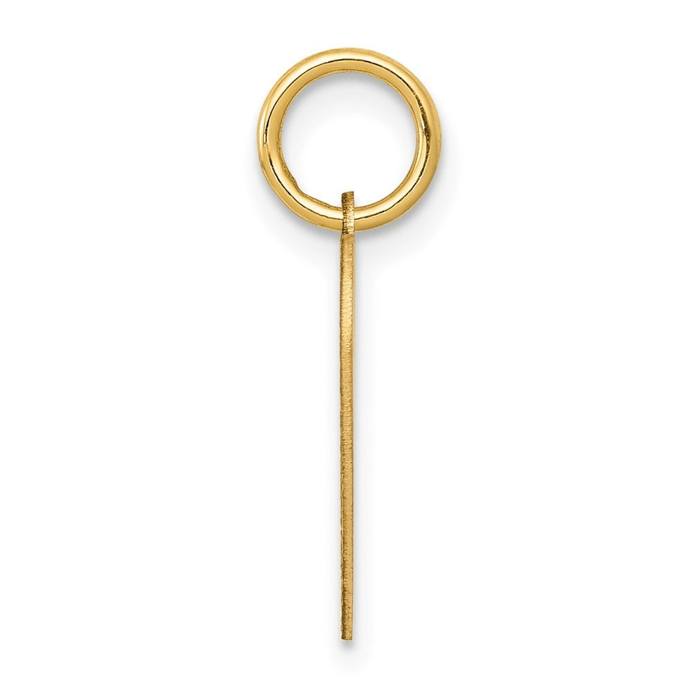 14k Yellow Gold My Confirmation Heart Disc Charm