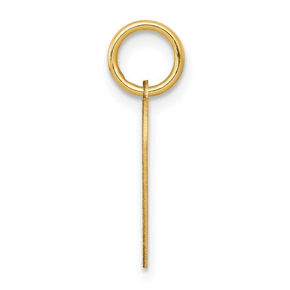 14k Yellow Gold My Confirmation Heart Disc Charm