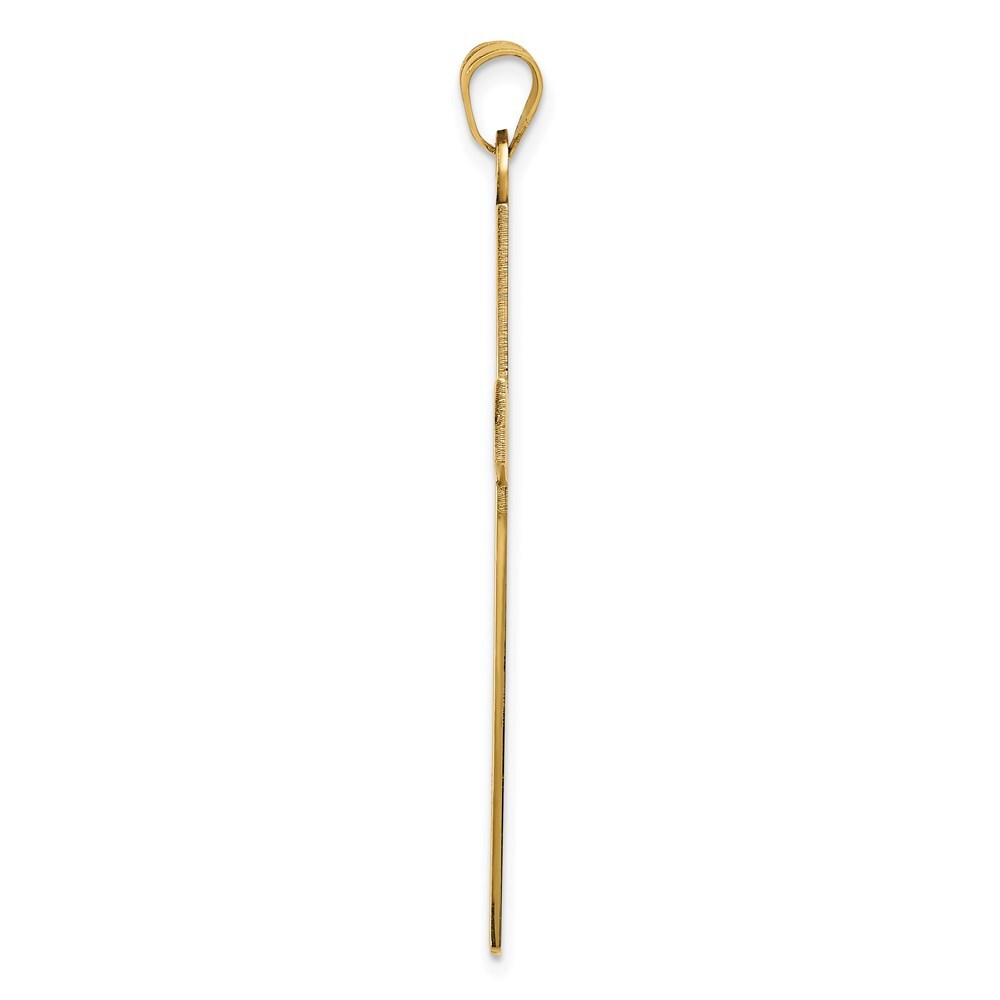 14k Yellow Gold Cross Pendant for Women