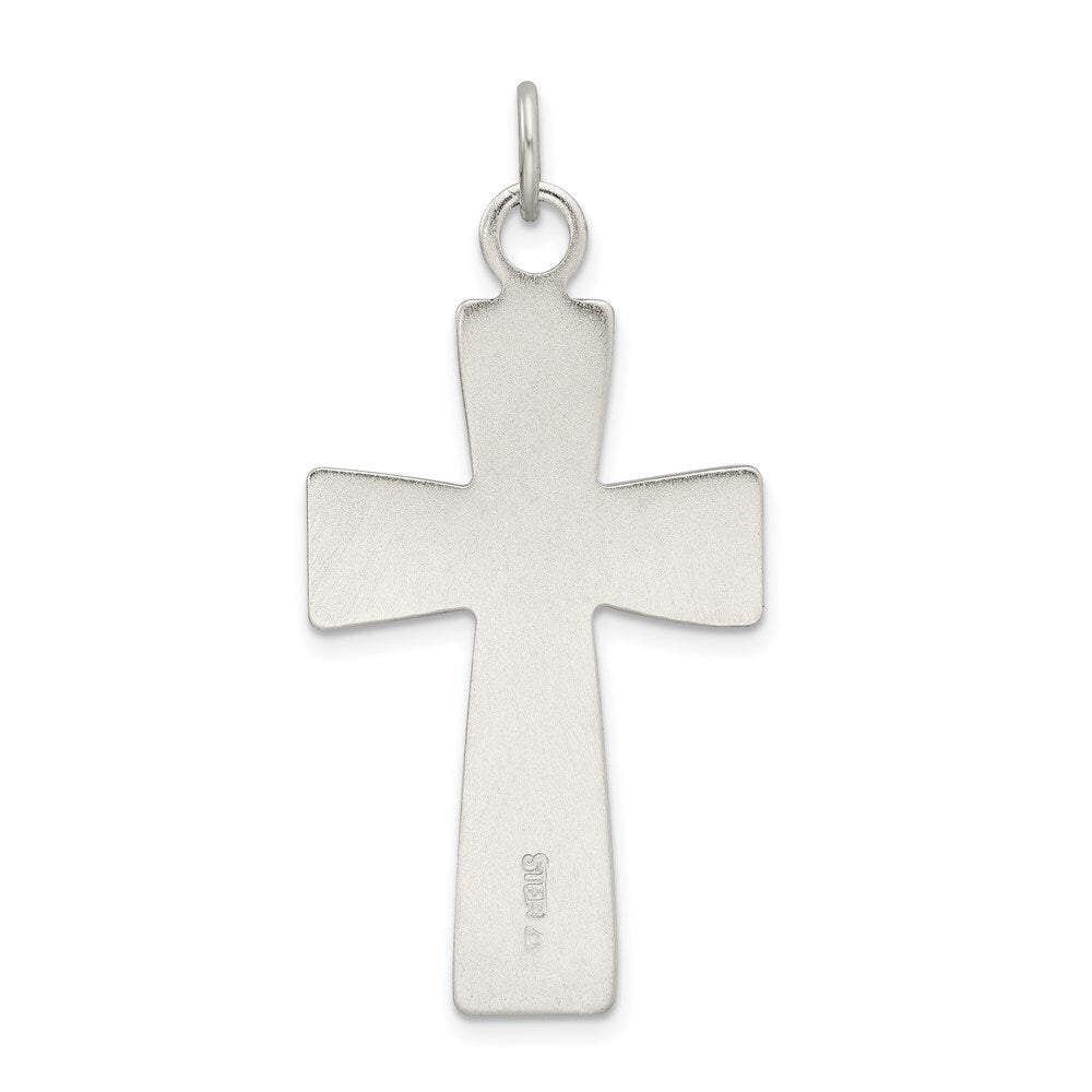 Sterling Silver Latin Cross Pendant Holiday Gift for Women