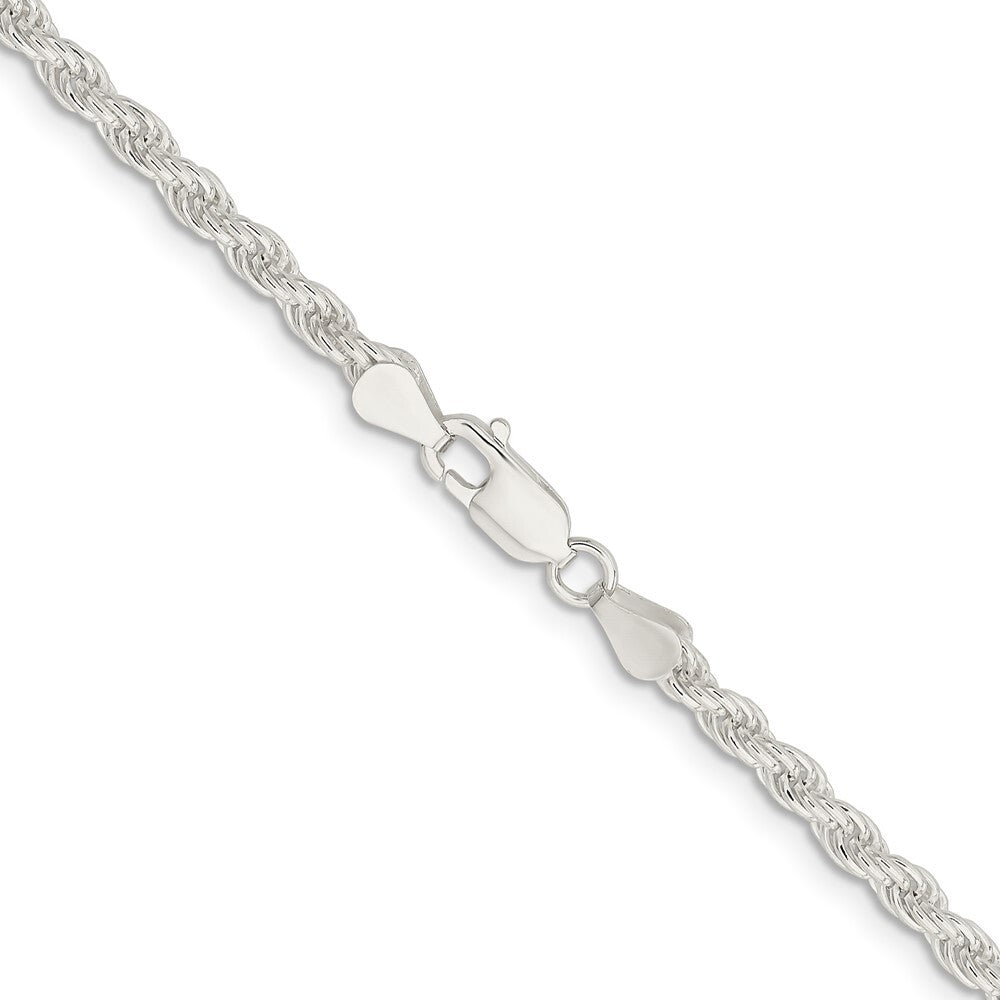 Sterling Silver 4.5mm Solid Rope Chain