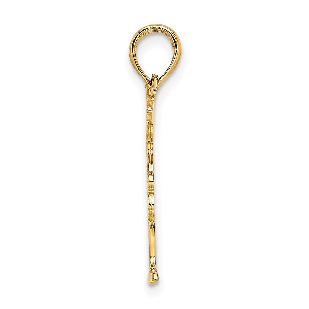 14k Yellow Gold Gymnastics Floor Charm