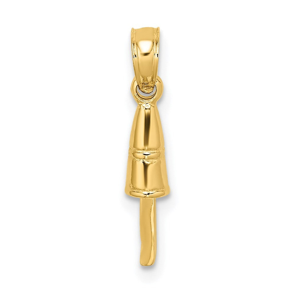 14k Yellow Gold 3-D Buoy Charm