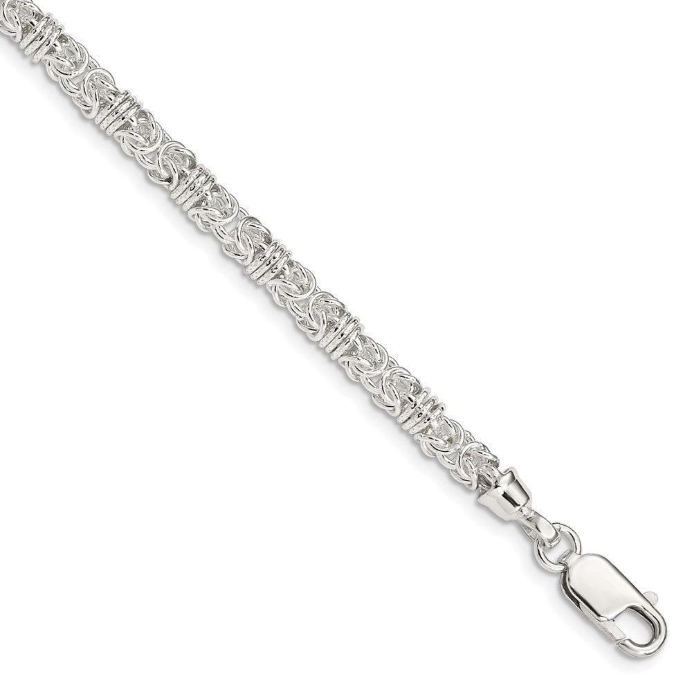 Sterling Silver 7.5inch Polished Fancy Link Bracelet