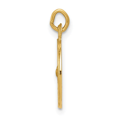 14k Yellow Gold Holy Spirit Medal Charm Pendant