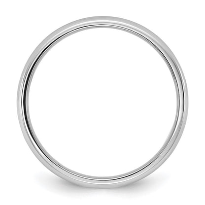 14k White Gold 2.5mm LTW Comfort Fit Band Size 7