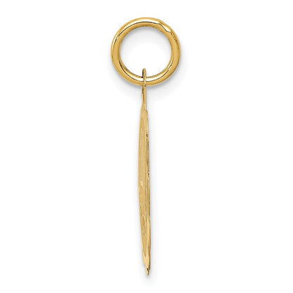 14k Yellow Gold Happy 20th ANNIVERSARY Charm Pendant
