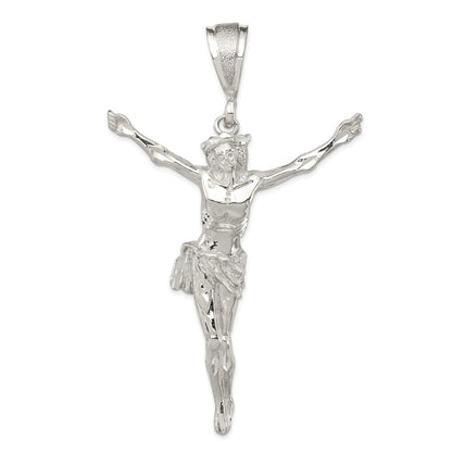Sterling Silver Corpus (Crucified Christ) Pendant Holiday Gift for Women