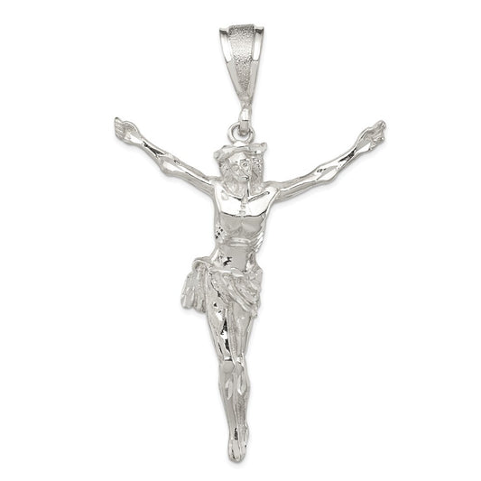 Sterling Silver Corpus (Crucified Christ) Pendant Holiday Gift for Women