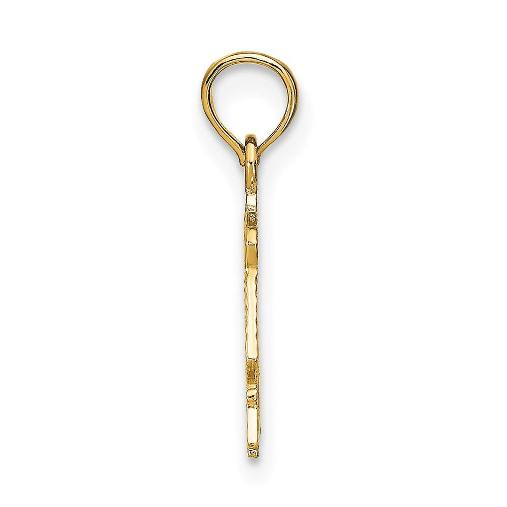 14k Yellow Gold LIBRA Zodiac Charm