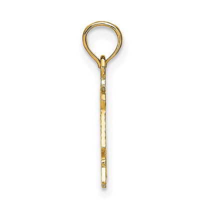 14k Yellow Gold LIBRA Zodiac Charm