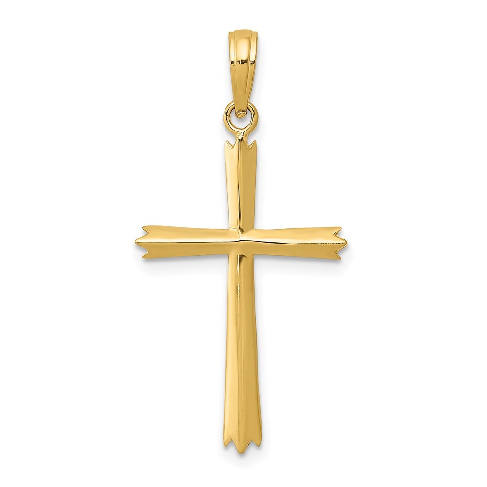 14k Yellow Gold Cross Pendant