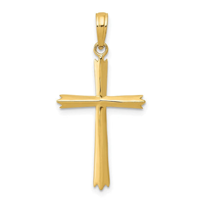 14k Yellow Gold Cross Pendant