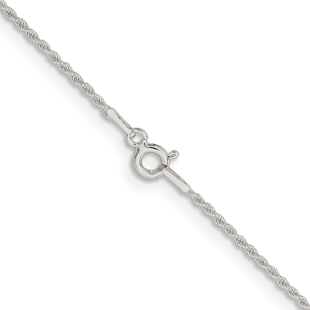 Sterling Silver 1.3mm Solid Rope Chain