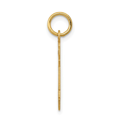 14k Yellow Gold Kid Charm Pendant for Women