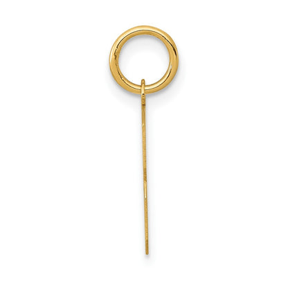 14k Yellow Gold Small Polished Number 3 Charm