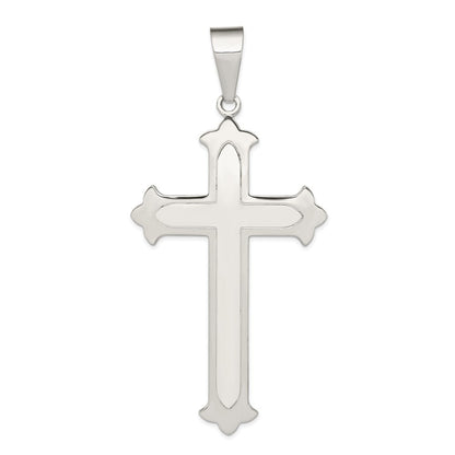 Sterling Silver Polished Cross Pendant