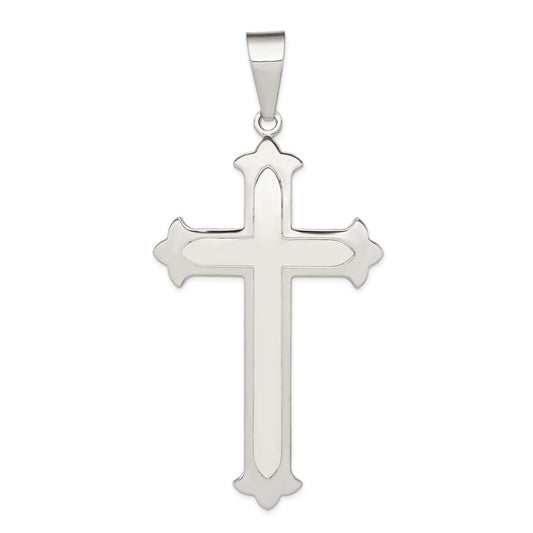 Sterling Silver Polished Cross Pendant