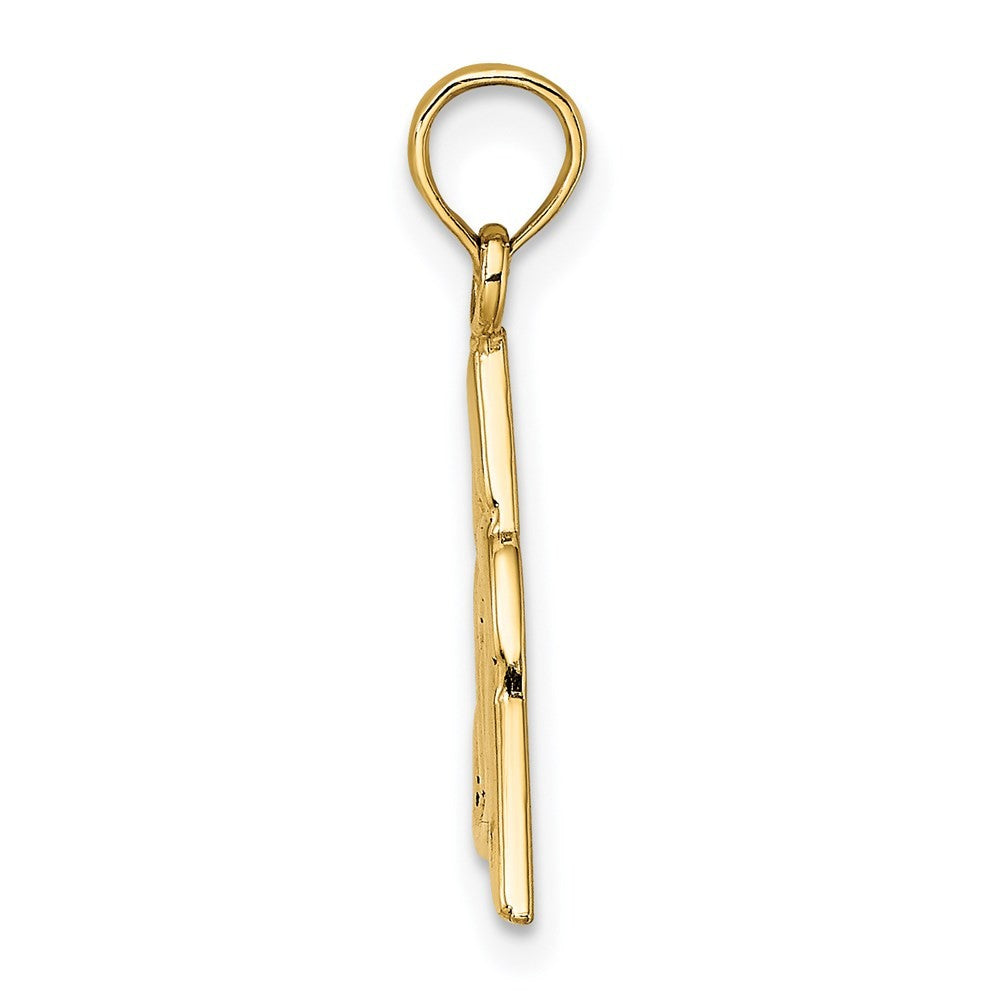 14k Yellow Gold Small Celtic Trinity Knot Charm