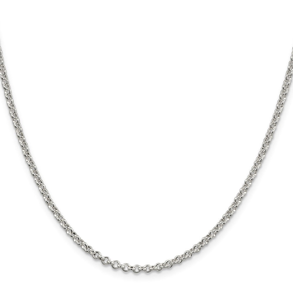 Sterling Silver 2.8mm Rolo Chain Necklace