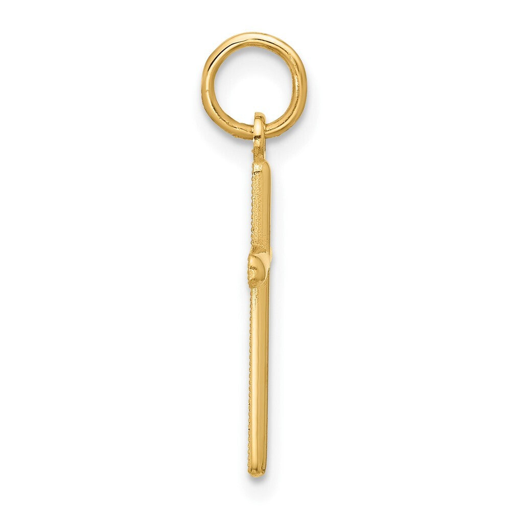 14k Yellow Gold Cross Pendant for Women