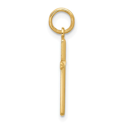 14k Yellow Gold Cross Pendant for Women