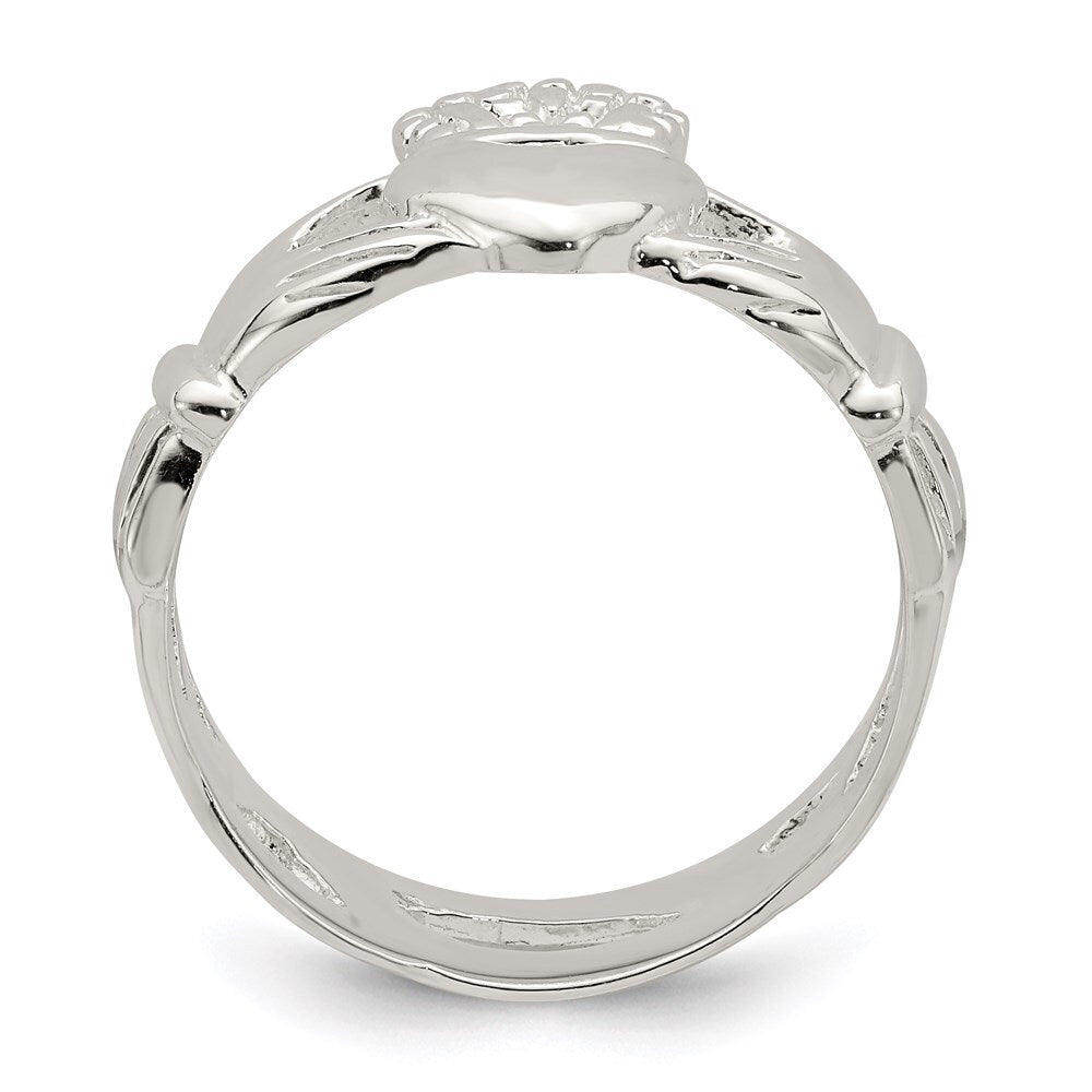 Sterling Silver Claddagh Ring Size 6