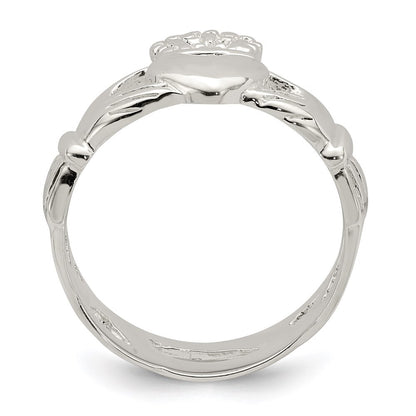 Sterling Silver Claddagh Ring Size 6