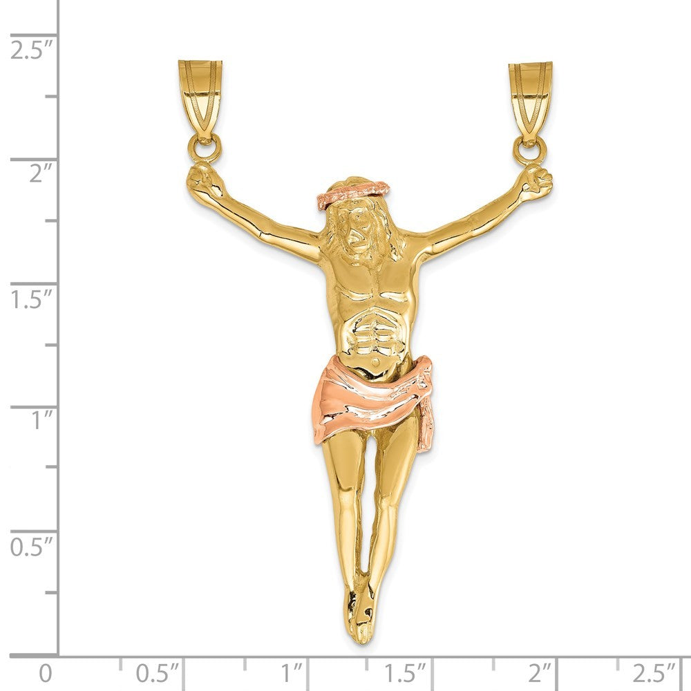 14k Two-Tone Gold Corpus Pendant