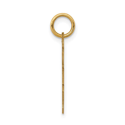 14k Yellow Gold Kid Charm Pendant for Women