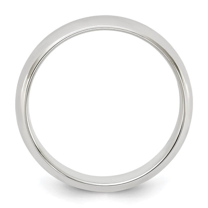 Sterling Silver 5mm Half Round Size 11 Band Ring