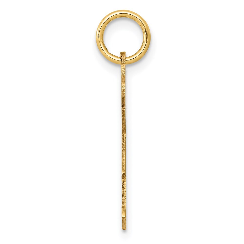 14k Yellow Gold Kid Charm Pendant for Women