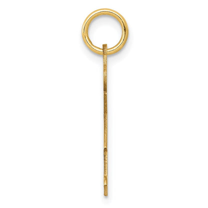 14k Yellow Gold Kid Charm Pendant for Women
