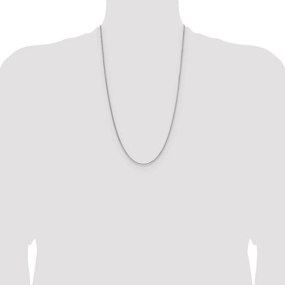 Sterling Silver 1.45mm 8 Sided Diamond-cut Double Spiga Chain