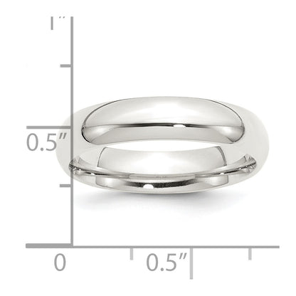 Sterling Silver 5mm Comfort Fit Size 6 Band