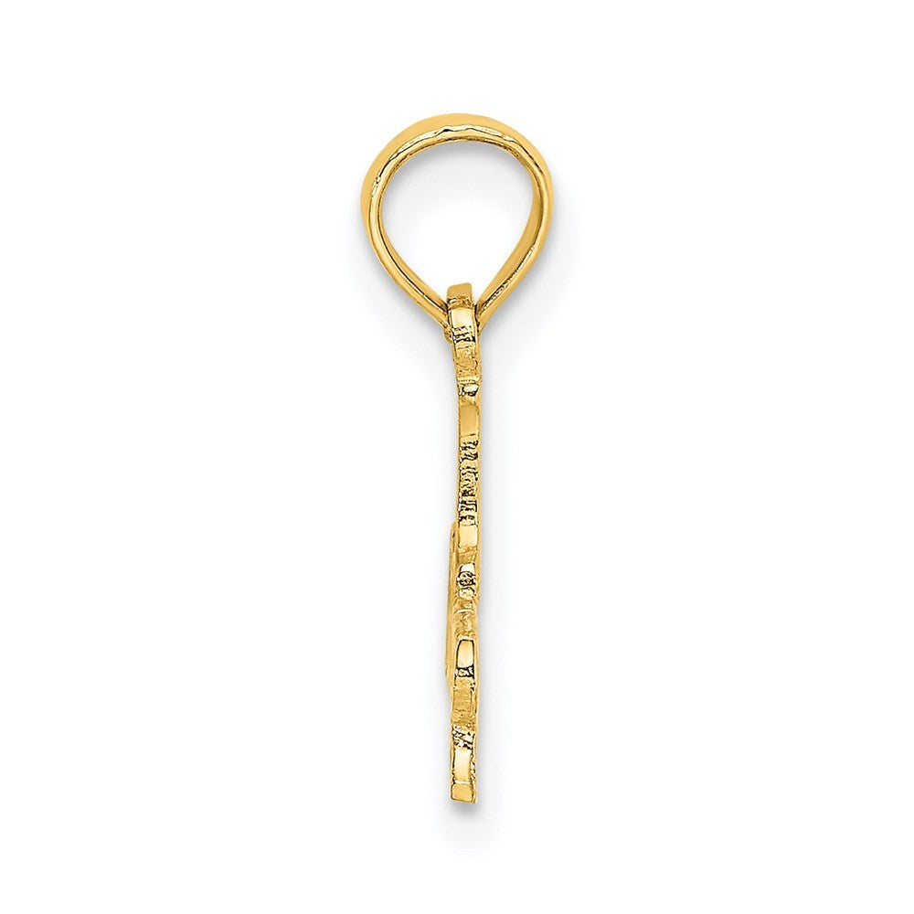 14k Yellow Gold  #1 GRANDMOTHER Charm