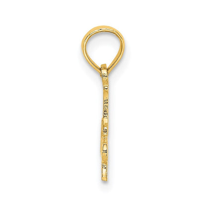 14k Yellow Gold  #1 GRANDMOTHER Charm