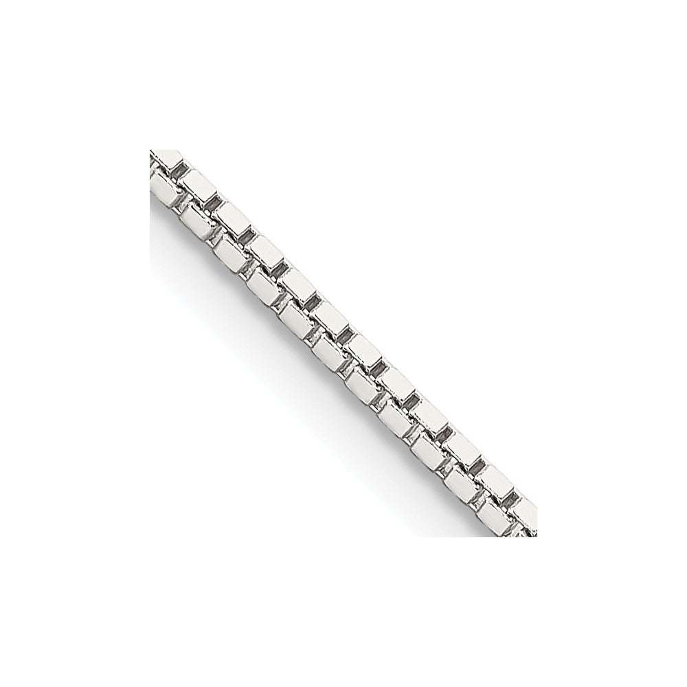 Sterling Silver 1.5mm Box Chain Necklace