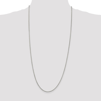 Sterling Silver 1.75mm Round Box Chain