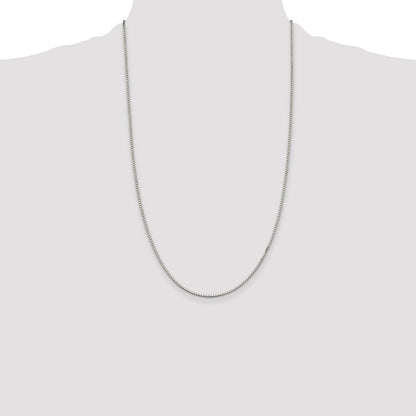 Sterling Silver 1.5mm Box Chain