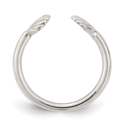 Sterling Silver Polished Shell Ring