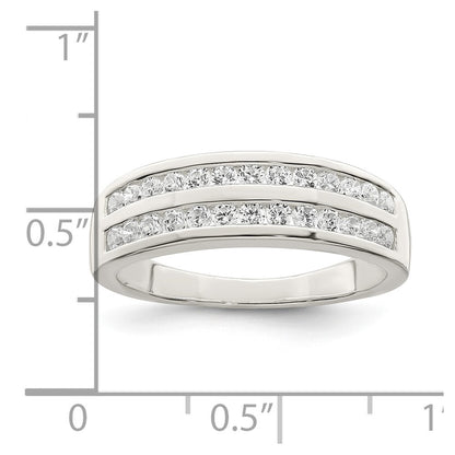 Sterling Silver CZ Ring Size 7