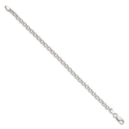 Sterling Silver 4.6mm Rolo Chain Bracelet