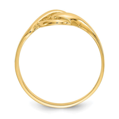 14K Yellow Gold Free Form Ring