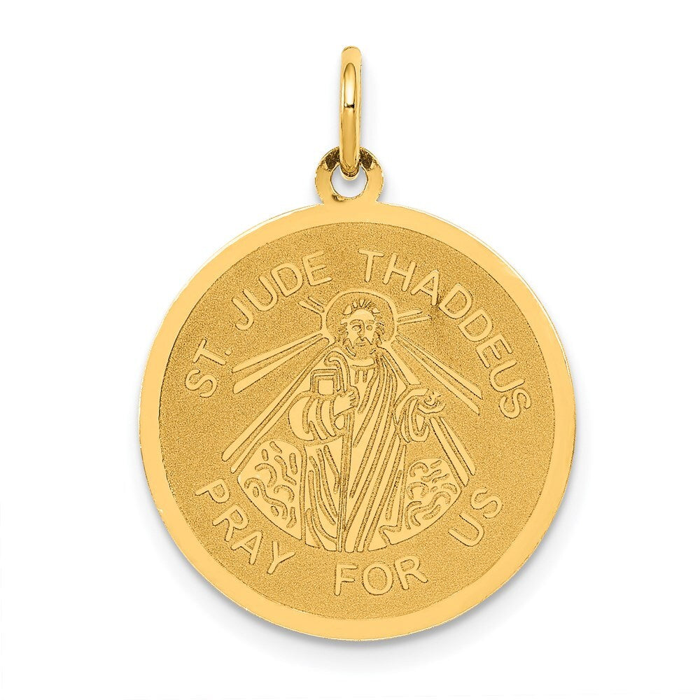 14k Yellow Gold Saint Jude Thaddeus Charm