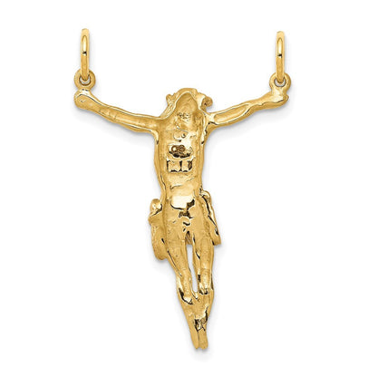 14k Two-tone Gold Rose Corpus Pendant for Women